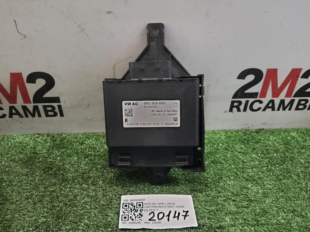 Centralina Start - STOP 8K0959663 Audi Q5 8RB 2012