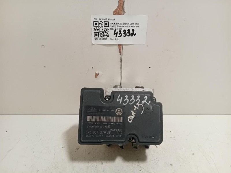 Pompa ABS ANT 1K0 907 379 AF Volkswagen Caddy IV 2011