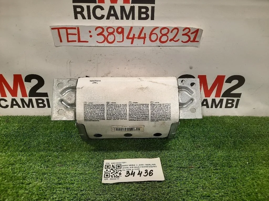 Air-bag Passeggero 399138247051 Bmw Serie 3 E90 Berlina 2005