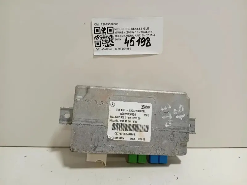 Centralina Telecamera ANT A2079008500 Mercedes Classe GLE W166 2015