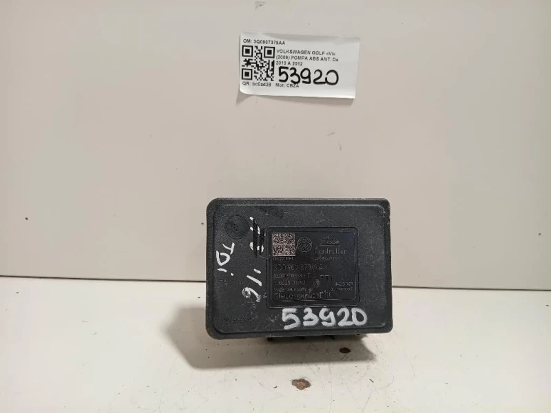 Pompa ABS ANT 3Q0907379AA Volkswagen GOLF VI 2009