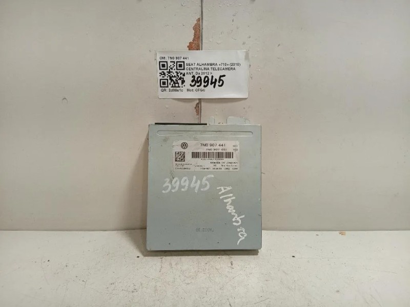 Centralina Telecamera ANT 7N0 907 441 Seat Alhambra 710 2010