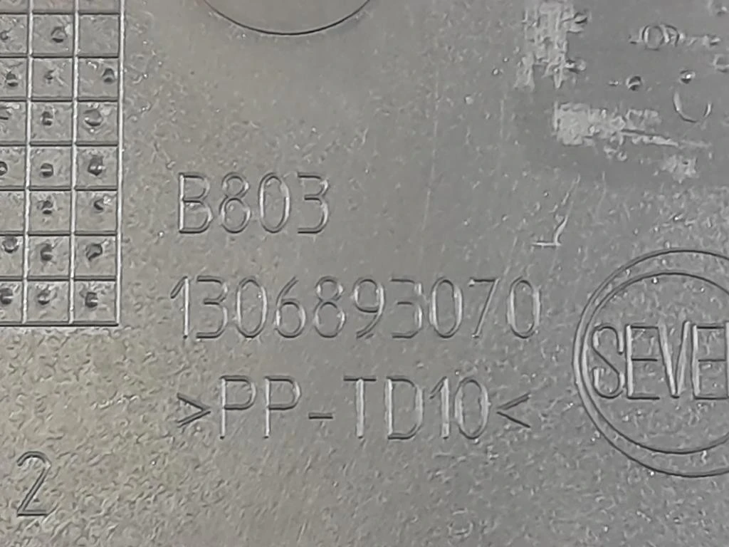 Modanatura Paracolpi Porta INF ANT DX 1306893070 Citroen Jumper III 2014