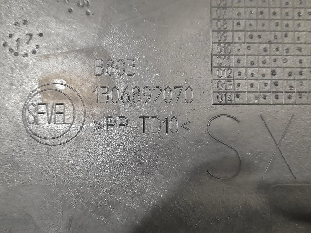 Modanatura Paracolpi Porta INF ANT SX 1306892070 Citroen Jumper III 2014