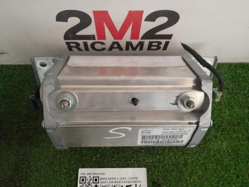 Air-bag Passeggero 399138247051 Bmw Serie 3 E92 Coupe 2007