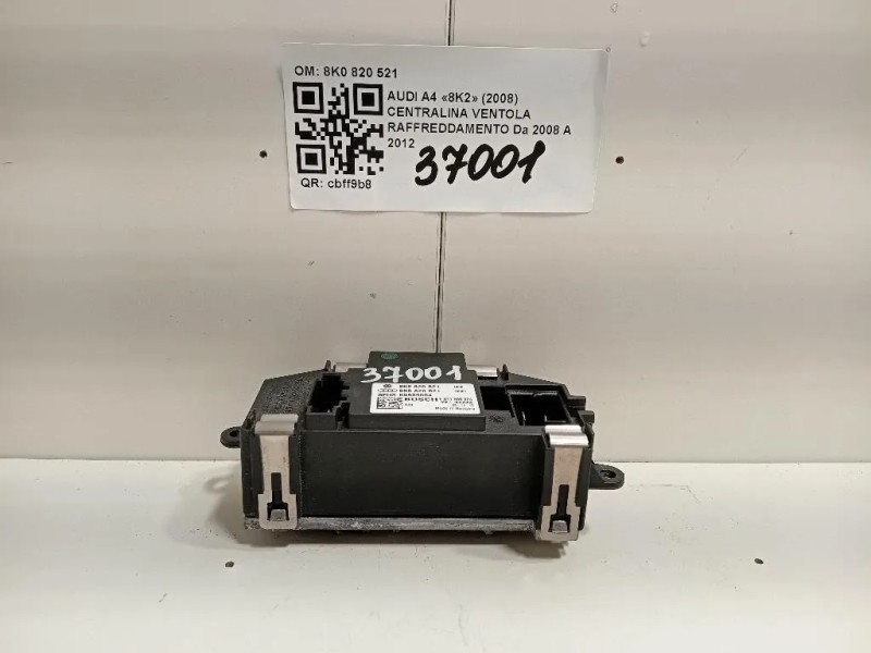 Centralina Ventola Raffreddamento 8K0 820 521 Audi A4 8K2 2008