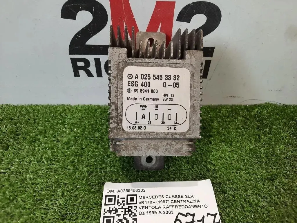 Centralina Ventola Raffreddamento A0255453332 Mercedes Classe SLK R170 1997