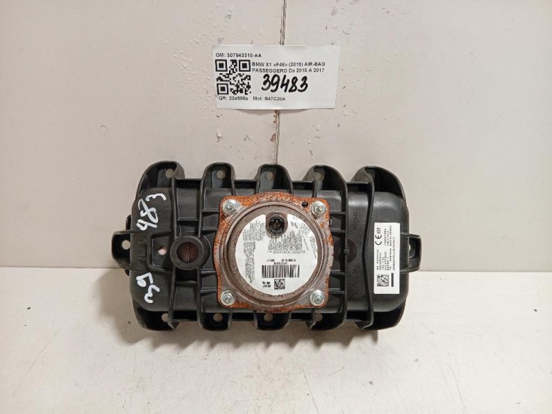 Air-bag Passeggero 399138247051 Bmw Serie 3 E92 Coupe 2007