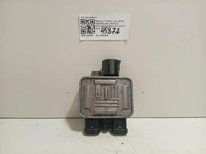 Centralina Ventola Raffreddamento 940 008501 Renault Trafic IV 2015