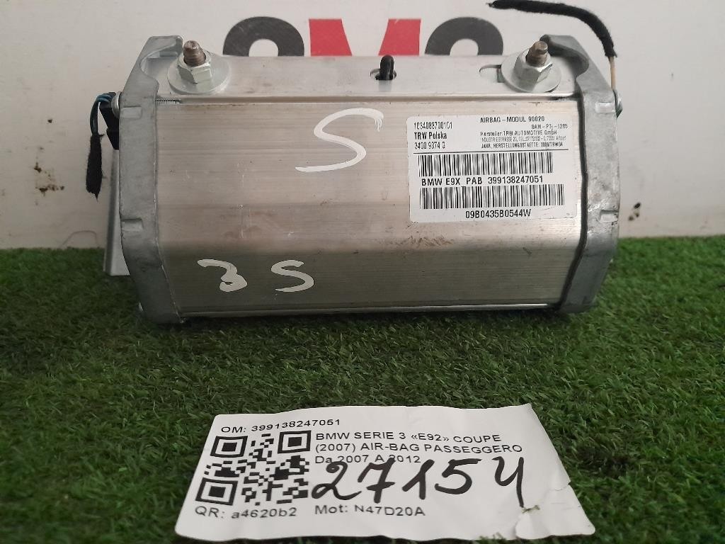 Air-bag Passeggero 399138247051 Bmw Serie 3 E92 Coupe 2007