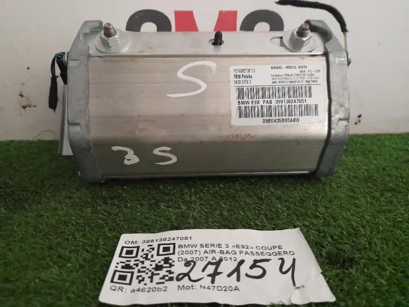 Air-bag Passeggero 399138247051 Bmw Serie 3 E92 Coupe 2007