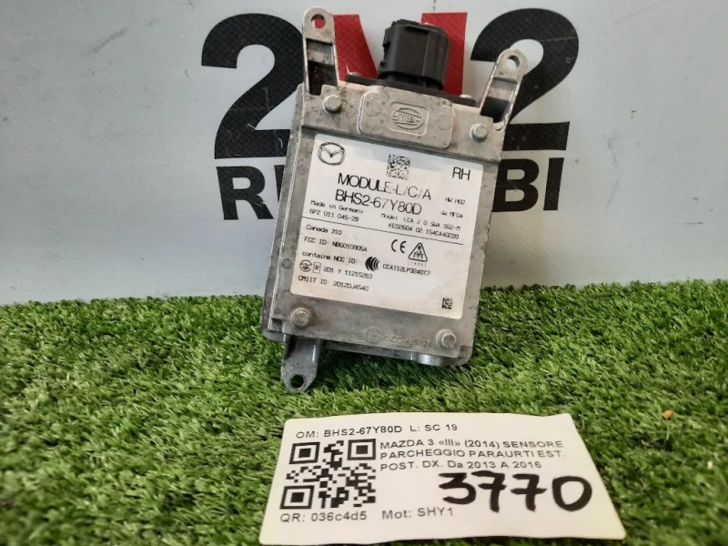 Centralina Visuale Angolo Morto DX BHS2-67Y80D Mazda 3 III 2014