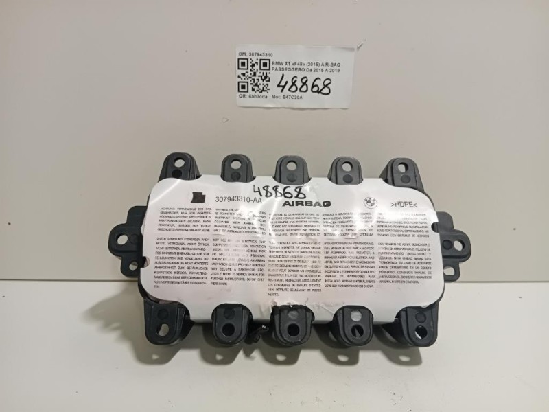 Air-bag Passeggero 397039708134 Bmw Serie 5 E60 Berlina 2004