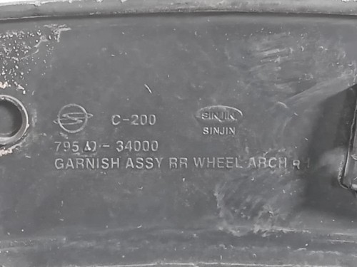 Modanatura Parafango SUP POST DX