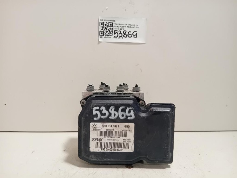 Pompa ABS ANT 5N0614109L Volkswagen Tiguan I 2008