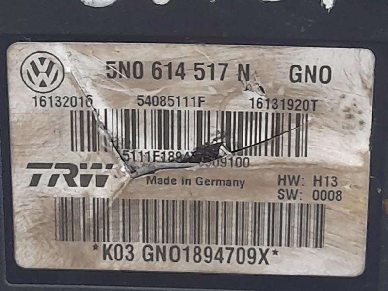 Pompa ABS ANT 5N0614517N Volkswagen Tiguan I 2008