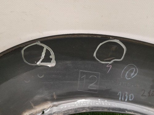 Modanatura Parafango SUP POST SX