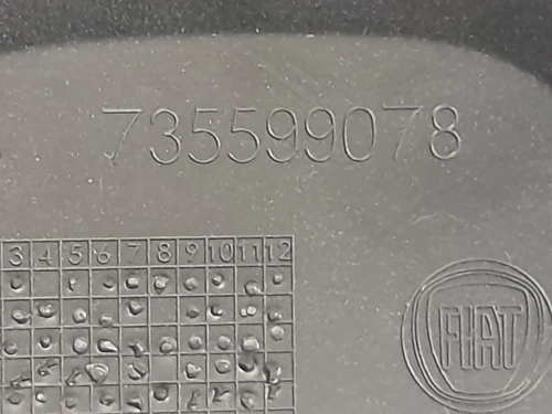 Modanatura Paraurti Centrale POST 735599078 Fiat Panda III 2012
