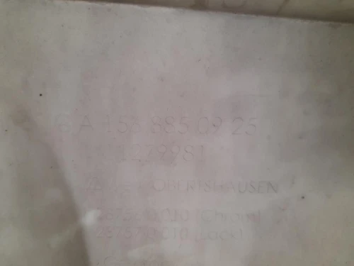 Modanatura Paraurti Centrale POST A1568850925 Mercedes Classe GLA X156 2017