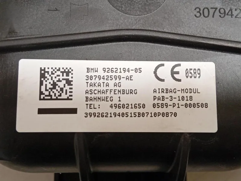 Air-bag Passeggero 307943310-AA Bmw X1 F48 2015