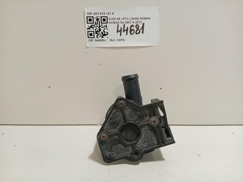 Pompa Acqua 8K0 819 147 A Audi A5 8T3 2008