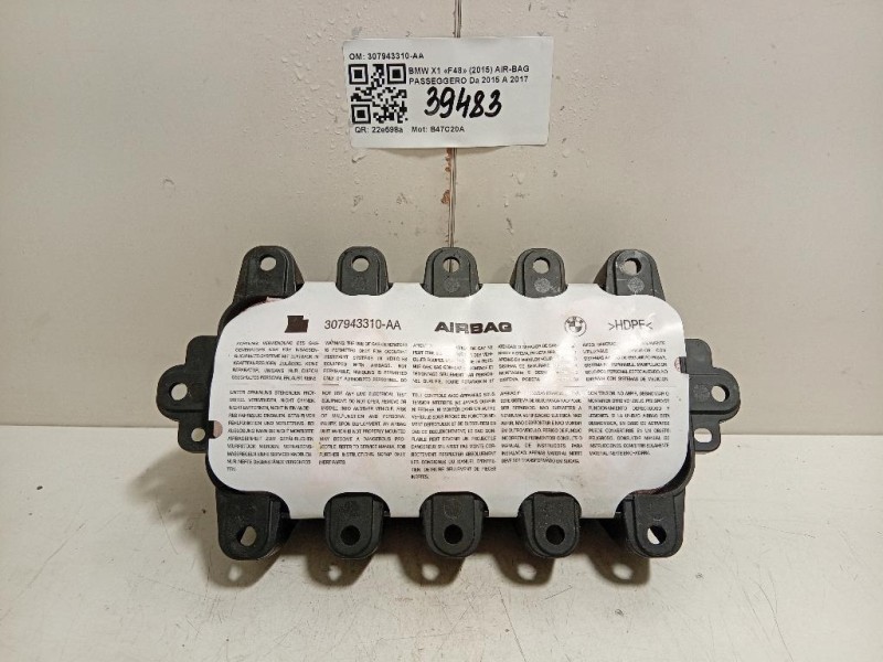 Air-bag Passeggero 307943310-AA Bmw X1 F48 2015