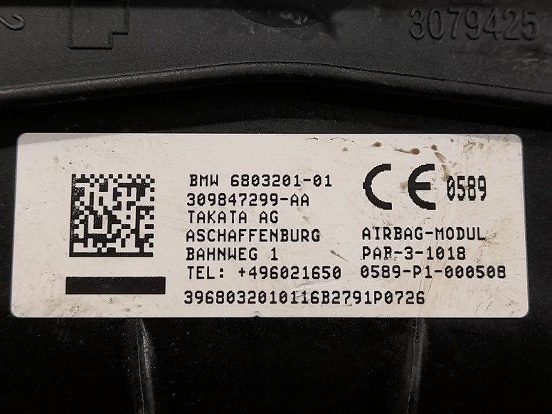 Air-bag Passeggero 307943310-AA Bmw X1 F48 2015