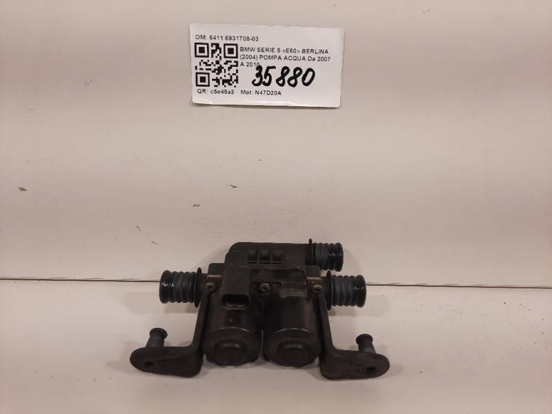 Pompa Acqua 6411693170803 Bmw Serie 5 E60 Berlina 2004