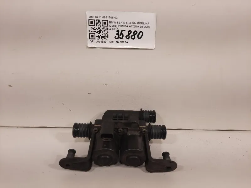 Pompa Acqua 6411693170803 Bmw Serie 5 E60 Berlina 2004