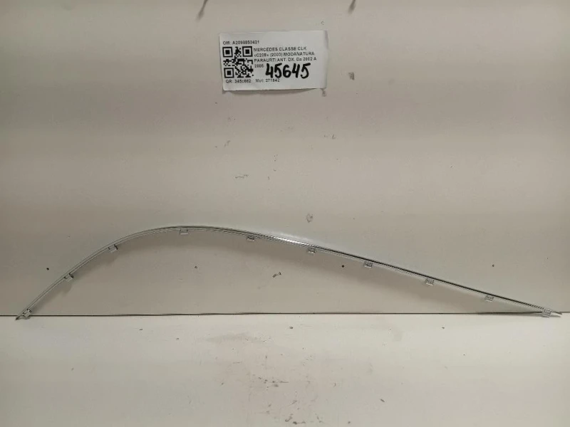 Modanatura Paraurti ANT DX A2098850421 Mercedes Classe CLK C209 2003