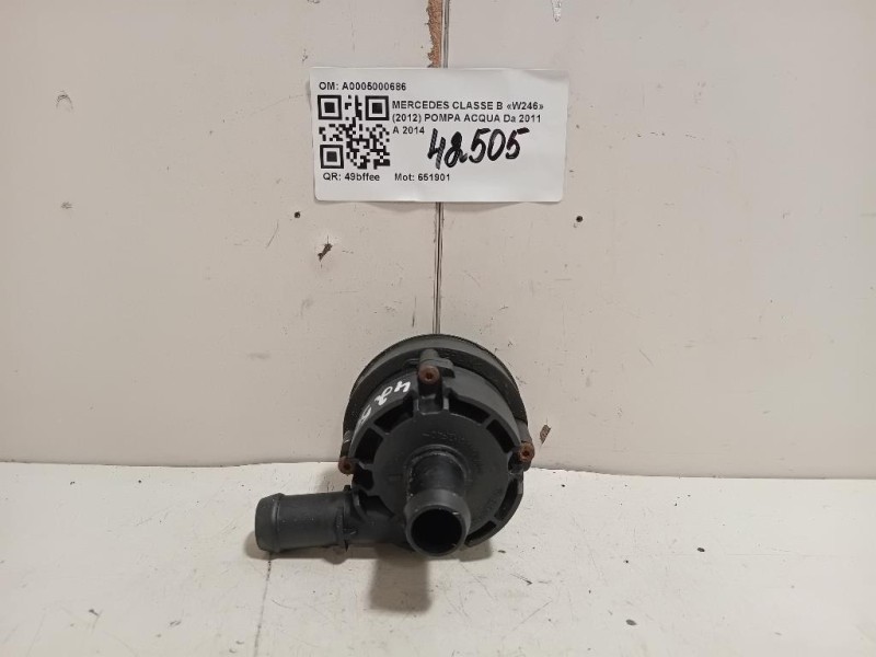 Pompa Acqua A0005000686 Mercedes Classe B W246 2012