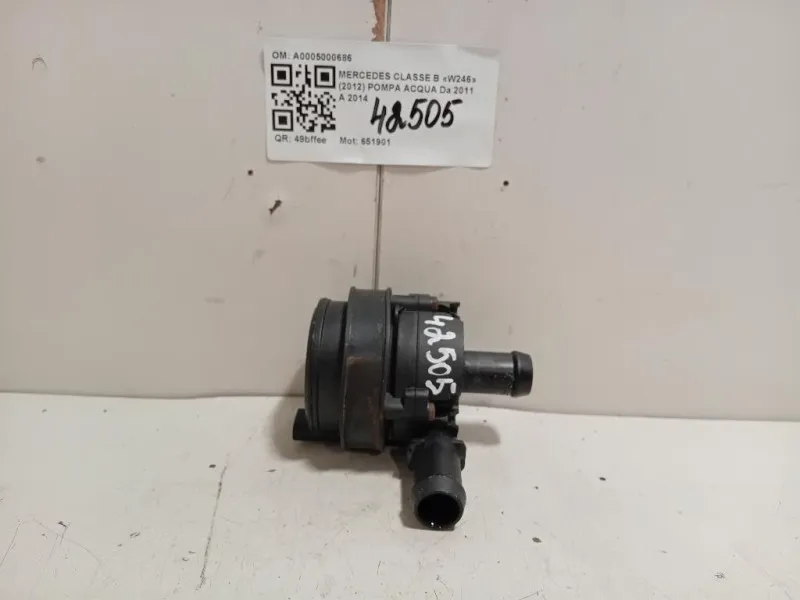 Pompa Acqua A0005000686 Mercedes Classe B W246 2012