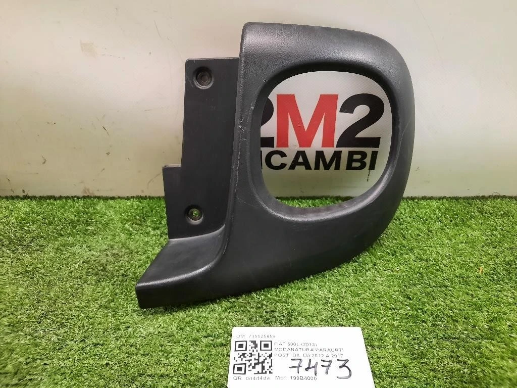 Modanatura Paraurti POST DX 735525859 DX Fiat 500L 2013