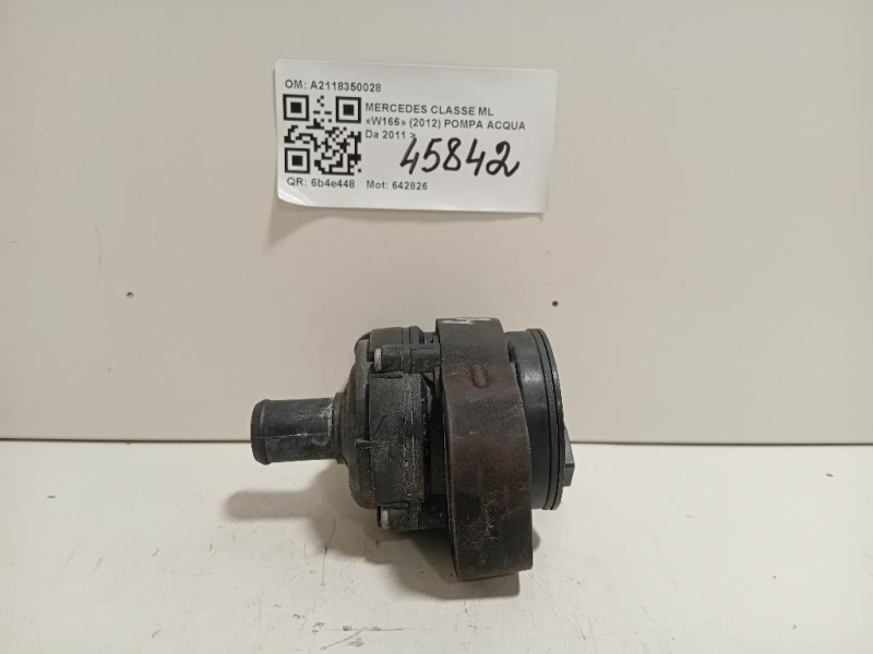 Pompa Acqua A2118350028 Mercedes Classe ML W166 2012