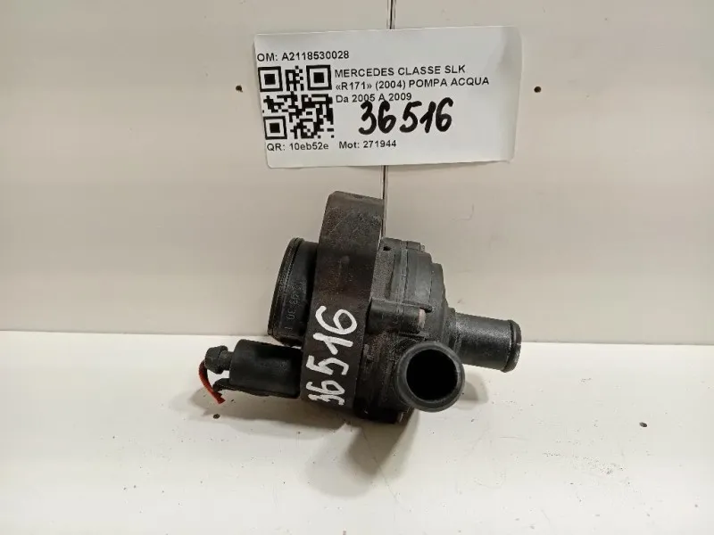 Pompa Acqua A2118530028 Mercedes Classe SLK R171 2004