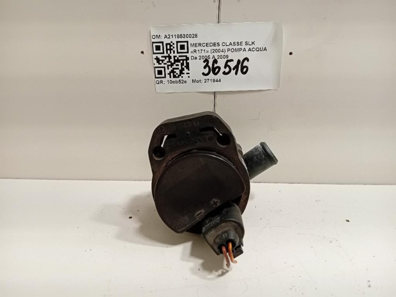 Pompa Acqua A2118530028 Mercedes Classe SLK R171 2004