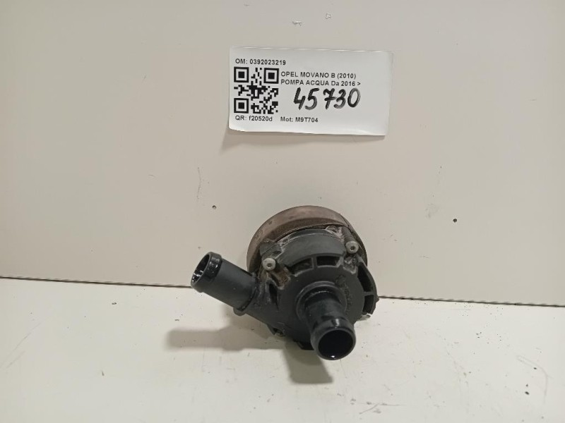 Pompa Acqua 0392023219 Opel Movano B 2010
