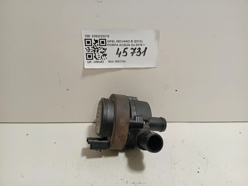 Pompa Acqua 0392023219 Opel Movano B 2010