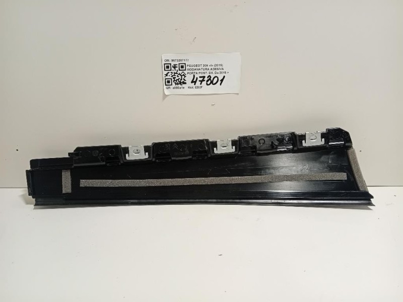 Modanatura Porta POST DX 9673287177 Peugeot 208 I 2015