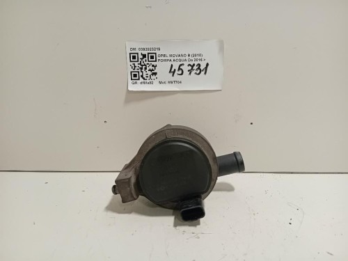 Pompa Acqua 0392023219 Opel Movano B 2010