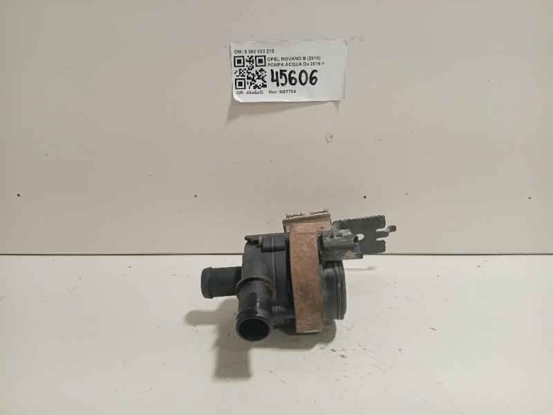 Pompa Acqua 0 392 023 219 Opel Movano B 2010