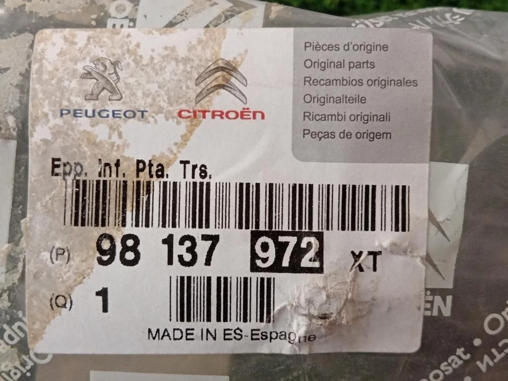 Modanatura Portello POST 98137972 XT Citroen Jumpy IV 2016