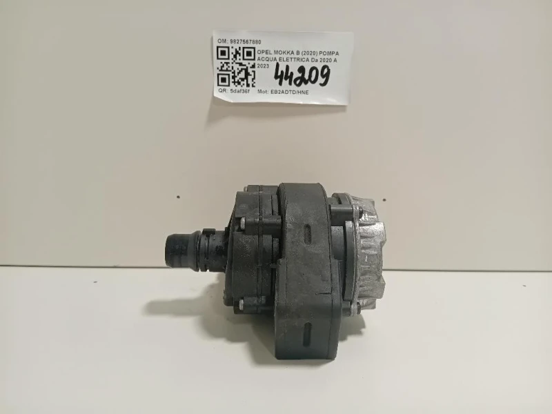 Pompa Acqua Elettrica 9827567880 Opel Mokka B 2020