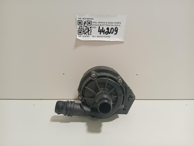 Pompa Acqua Elettrica 9827567880 Opel Mokka B 2020