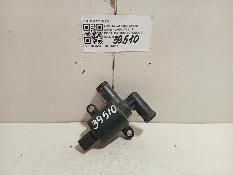 Pompa Acqua Riscaldatore Autonomo 4H0 121 671 D Audi A6 4a5c8 Avant 2018