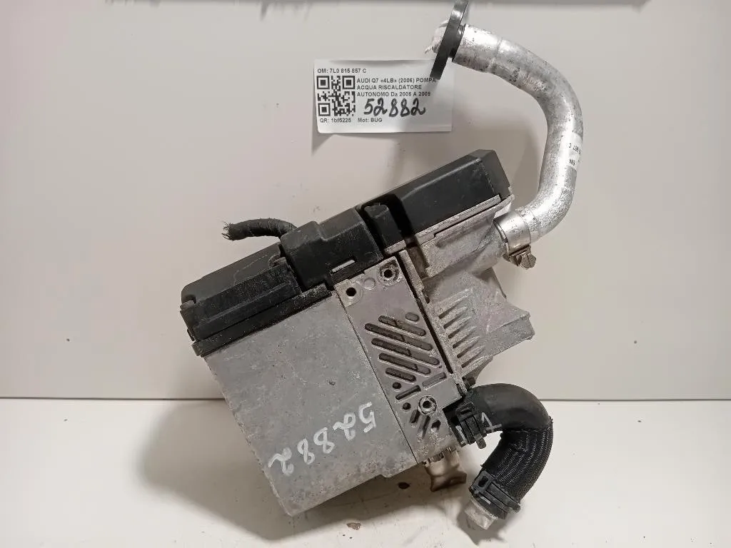 Pompa Acqua Riscaldatore Autonomo 7L0 815 857 C Audi Q7 4LB 2006