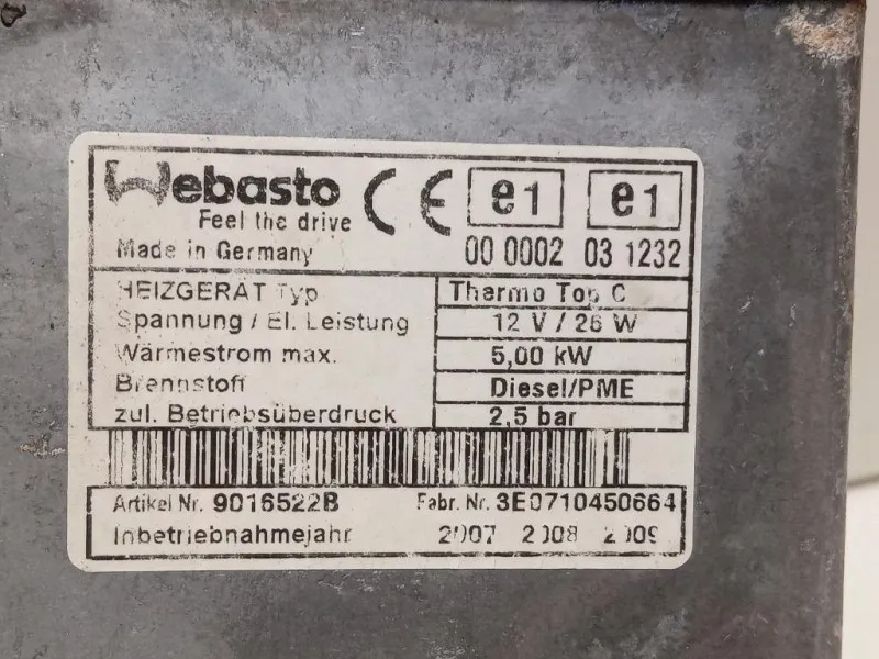 Pompa Acqua Riscaldatore Autonomo 7L0 815 857 C Audi Q7 4LB 2006