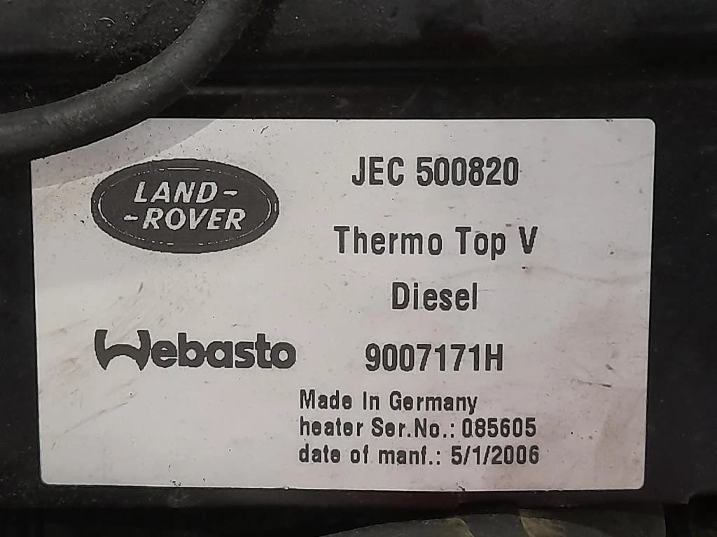 Pompa Acqua Riscaldatore Autonomo 9007171H Land Rover Discovery III 2005