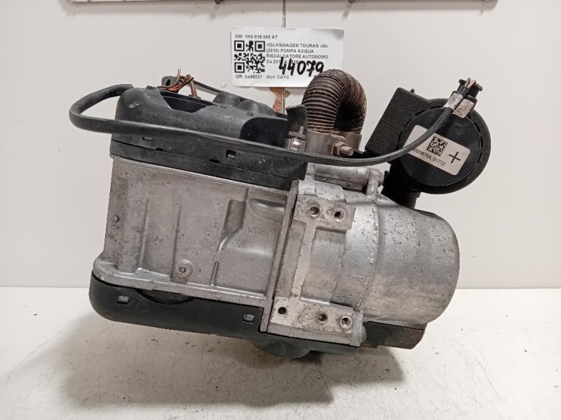 Pompa Acqua Riscaldatore Autonomo 1K0815065AT RISCALDATORE WEBASTO Volkswagen Touran III 2010