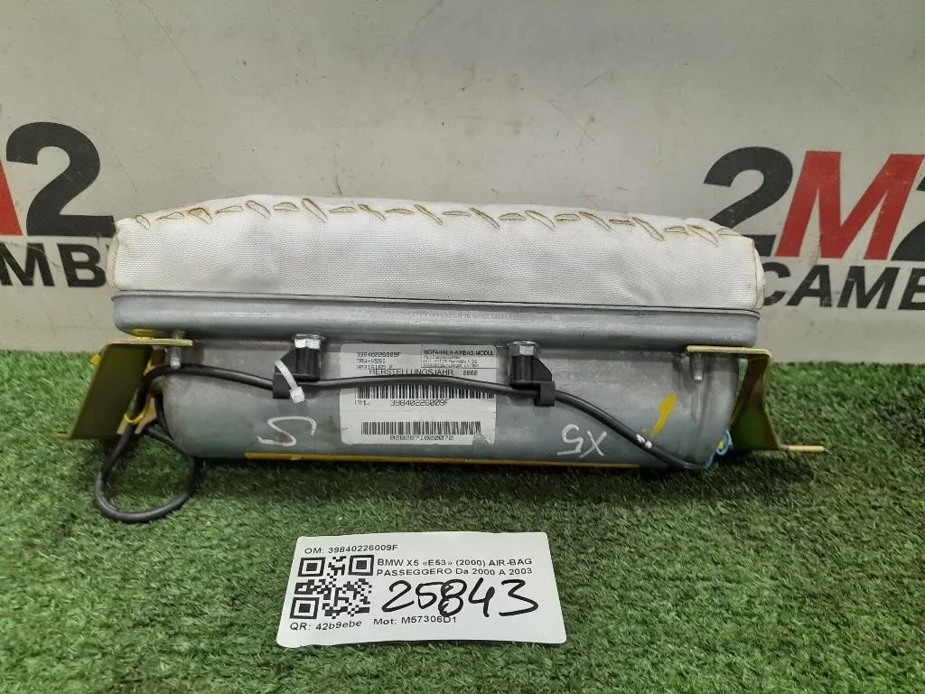 Air-bag Passeggero 39840226009F Bmw X5 E53 2000